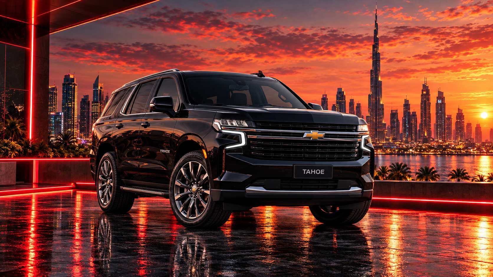 كيفية استيراد سيارة chevrolet tahoe من دبي